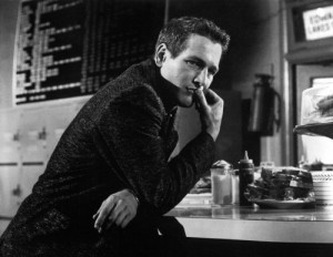 Paul Newman is the blue-eyed king of the pool hall in “The Hustler.”